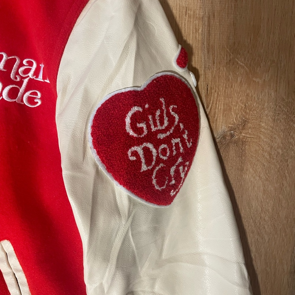 Human Made Girls Don’t Cry Dry Alls Varsity Jacket - Picture 7 of 13